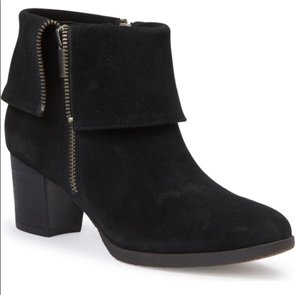 Adam Tucker Shoes - Adam Tucker fold over suede booties